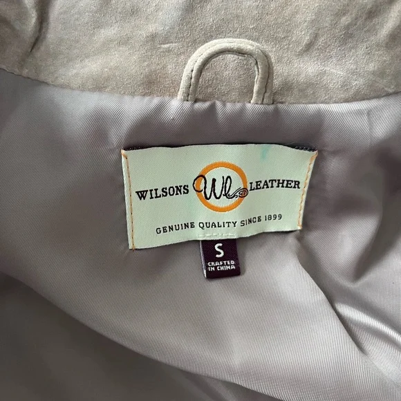 Cropped Suede Leather Jacket - Picture 7 of 7